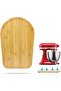 Bamboo mixer pad for KitchenAid 4.5-5 tilt mixer, appliance sliding pad, kitchen countertop storage accessory, mixer moving tray attachment.