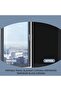 Blackout Curtains, 150x100 cm, Velcro fabric, no drilling required, sun protection - Black - 3