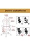 Office chair cover, elastic gaming chair cover with armrests, computer chair seat cover, dark gray - 2