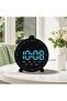 Digital LED Radio Alarm Clock with Countdown, Date & Jumping Second Precision (White Display) - 4