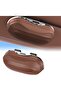 Sunglasses Holder - Glasses Case - Car Interior - One-Handed Operation - 19 cm Length - Brown