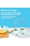 Manual Electric Mixer - USB Rechargeable Hand Beater with 3 Speed Settings for White Pudding - Mixing Eggs - 5