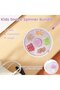 Snack box-fruit tray-fruit tray school-2 pieces Kids Fruit Snack Spinner, 18x4.5cm, Purple, Snack Container with Lid, portable Fruit Tray, Candy, Nuts - 6