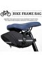 Bicycle frame bag, large capacity bicycle frame bag, waterproof bicycle saddle bag, suitable for mountain bikes, road bikes and commuter bikes. - 4