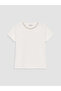 Original Oval Collar Stone Embellished Women's T-Shirt - 5
