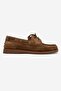 Leonelda Women's Genuine Leather Lace-Up Loafer Tan Suede - 2