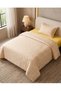 Yellow Floral Comforter Set (3 Piece, Twin Size 160x220cm) - 3
