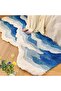 Blue 60*80cm Interior Doormat, Non-Slip Absorbent Entrance Floor Mat & Carpet - 2