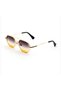 Zena Metal Pentagonal Women's Men's Unisex Women's New Season Sunglasses with Uv400 Protection Frame - 2
