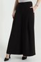 Women's Wide Leg Crepe Tencel Pants with Zipper Pockets - 3