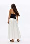 Flounced poplin skirt - 4
