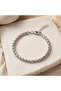 Italian Mesh Model Chain Stainless Steel Tarnish Resistant Men's Bracelet Adjustable