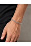 Italian Mesh Model Chain Stainless Steel Tarnish Resistant Men's Bracelet Adjustable - 5