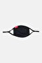 Men Broken Chain Face Mask, Black - 2