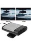 Heater Car Fan Heater Heating Defroster 12V Portable Electric Window Defroster Dryer Windshield Defroster Black Gray - 2