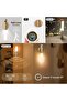 Wall lamp night light, human body induction battery, USB rechargeable two-piece set, wooden lamp, magnetic cabinet light, warm white light - 2