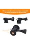Two aluminum alloy camera tripod adapter rings for GoPro Hero/Session and action camera accessories. - 3