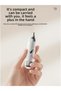 New rechargeable electric hair clipper for men - painless design, trims sideburns, eyebrows, beard, and nose hair, 2-in-1 hair clipper and shaver. - 3