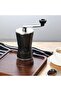Manual coffee grinder with adjustable coarseness, 8-level conical ceramic burr, black portable grinder for home office, travel, coffee grinder, manual - 4