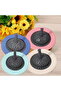 Four silicone kitchen sink strainers, wide rim, 4.5 inches in diameter. - 2
