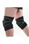 Knee Support Brace Bandage with Elastic Spring Stables for Sports & Daily Training, Green, One Size - 4