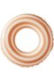 Two swimming pool floating toys suitable for children aged 5-10, featuring simple stripes, cute swimming rings, beach party water toys - green.