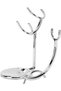 Manual razor holders, shaving bowl holders, and electroplated metal razor holders are used to store safety razors and shaving brushes. - 5