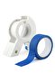 Painter's Tape Applicator Kit, Portable Masking Master Dispenser with Tape & Cutter for Door Frames & Surfaces (White)