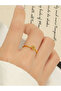 Golden Rose Detail Ring - 5