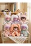 Nansi Soft Plush Figure Doll - 17 cm Decorative Sleeping Companion Toy with Ribbon Costume and Pacifier - 4