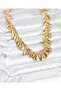 Gold Adjustable Special Series Necklace with Sequin Detail - 2