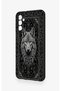 Samsung M13 Compatible Ethnic Wolf Pattern Silicone Case - 4