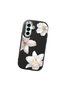 Samsung Galaxy A17 Compatible Case Camera Protective Black Silicone Couple Phone Case with Floral Pattern - 3