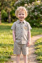 Boys' Summer Shirt Shorts Set 100% Cotton Short Sleeve 2-5 Years Old - 6