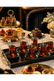 Gold Butterfly Patterned Tea and Coffee Spoon Set Presentation Spoon - 3