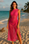 Women's Pink Elegance Pareo Beach Wear