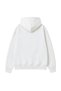 Women's Oversize Sweatshirt Hoodie Birds Atelier Printed White – Hooded, 3 Strands, Kangaroo Pocket - 7