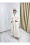41337 Tie-Dye Detailed Jacket and Skirt Set – Modern and Elegant Islamic Two-Piece Set - 4