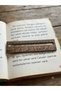 10 Pieces of Wooden Bookmarks (with Reading Guide and Ruler) 3 mm Colored Mdf Laser Cut and Printed Bookmark (15 cm) No29