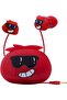 Jellie Drops Wired Earphones, Red