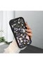 iPhone 7/8/Se 2020 2022 Compatible Black Silicone Case Shockproof with Camera Protection