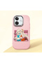 Oppo A3/A3X 4G/5G Compatible Shock-Absorbing Camera Protected Pink Silicone Case