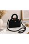 Menekşe 2 Model Stylish Shoulder Bag with Jute Cord Rope Handle and Crossbody Strap in Sizes 24X20X9