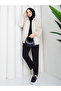 Rubber Detailed Front Patched Hijab Jacket Rc3137