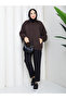 Rubber Detailed Front Patched Hijab Jacket Rc3137 - 5