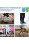 4 Pairs Silicone Gel Heel Cushions for Men & Women – Shock Absorbing Heel Support Inserts for Running, Walking & Sports – Comfortable Heel Pads for Sneakers, Athletic Shoes & Boots (Large - 6