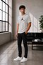 Unisex Oversize Embroidered Spider-Man Basketball Design 100% Cotton T-Shirt - 4
