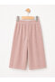 Girl's Elastic Waist Corduroy Trousers Pink - 3