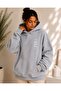 Women's Minimal Printed Oversize Sweatshirt