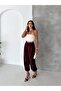 Monaco – Women's High Waist Polyviscon Woven Trousers with Elastic Ankle Cuffs - 5